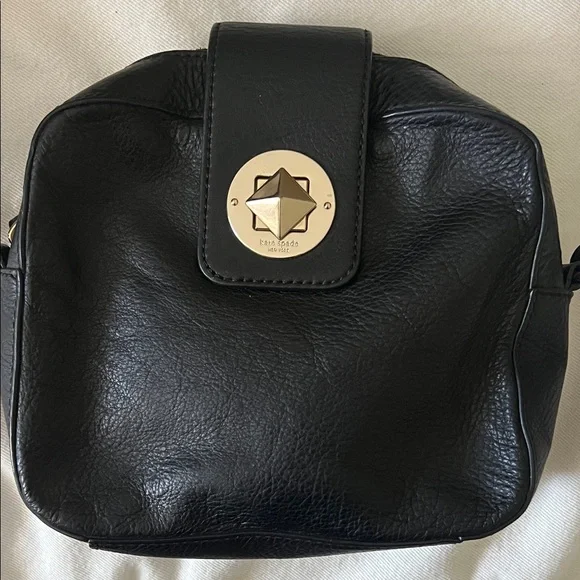 Kate Spade Black Leather Crossbody Bag - Picture 2 of 6
